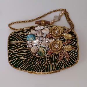 Brass-metal Handbag